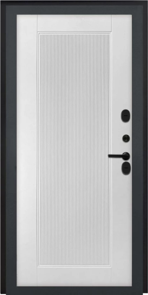 Входная дверь ДвериПРО Д-68 ПВХ 10мм Астрод Velutto Bianco DPRO196747 внутренняя сторона