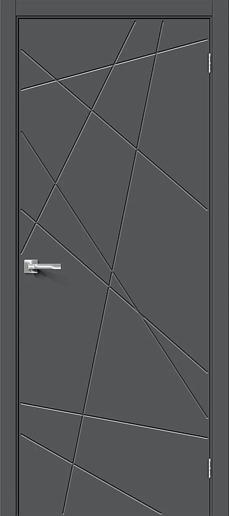 Фото Межкомнатная дверь Граффити-5.Д.П Stormy Silk BR5519