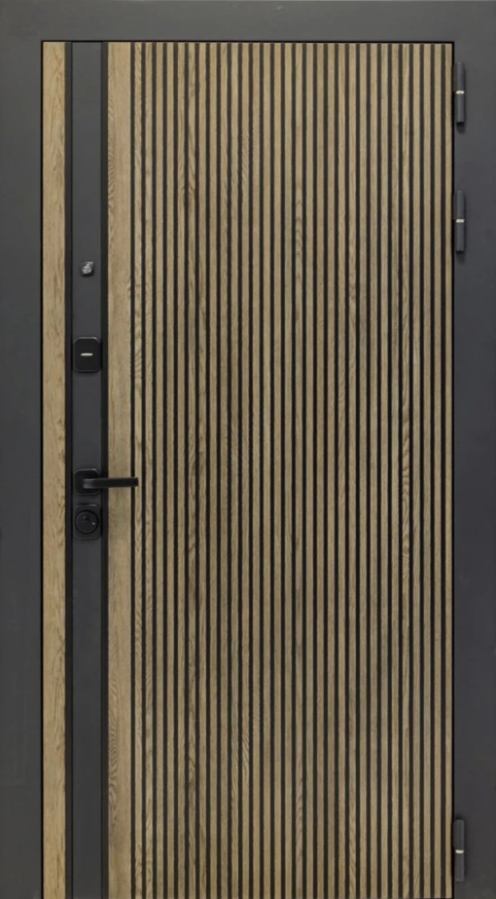 Входная дверь ДвериПРО Rosna ФЛ-677 (10мм, белый матовый) DPRO201063 внешняя сторона