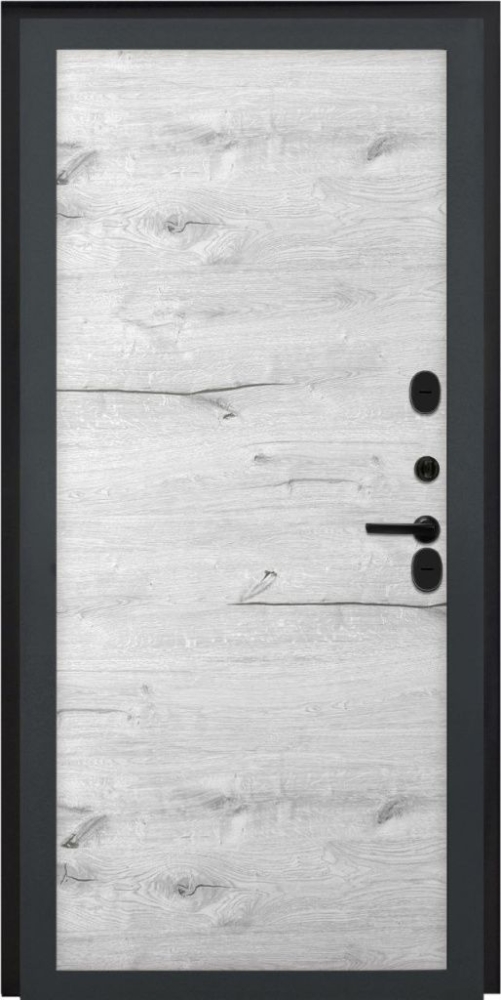 Входная дверь ДвериПРО L Термо Без фрезеровки Дуб арктик горизонт DPRO196721 внутренняя сторона