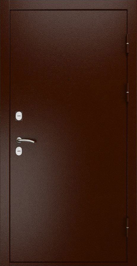 Входная дверь ДвериПРО L Термо СБ-1 (лак.черное, 16мм, венге) DPRO195839 внешняя сторона